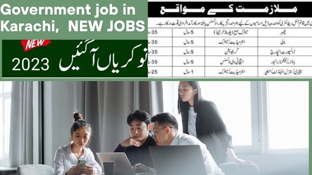  Female job in Karachi & Government job in Karachi