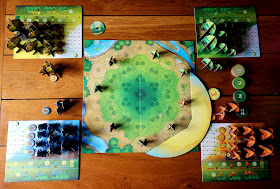 Photosynthesis setup | Random Nerdery board game review