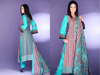 Barkha And Batik Lawn Collection 2012 By Moon Textiles,