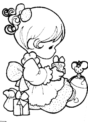 Precious Moments for Love Coloring Pages