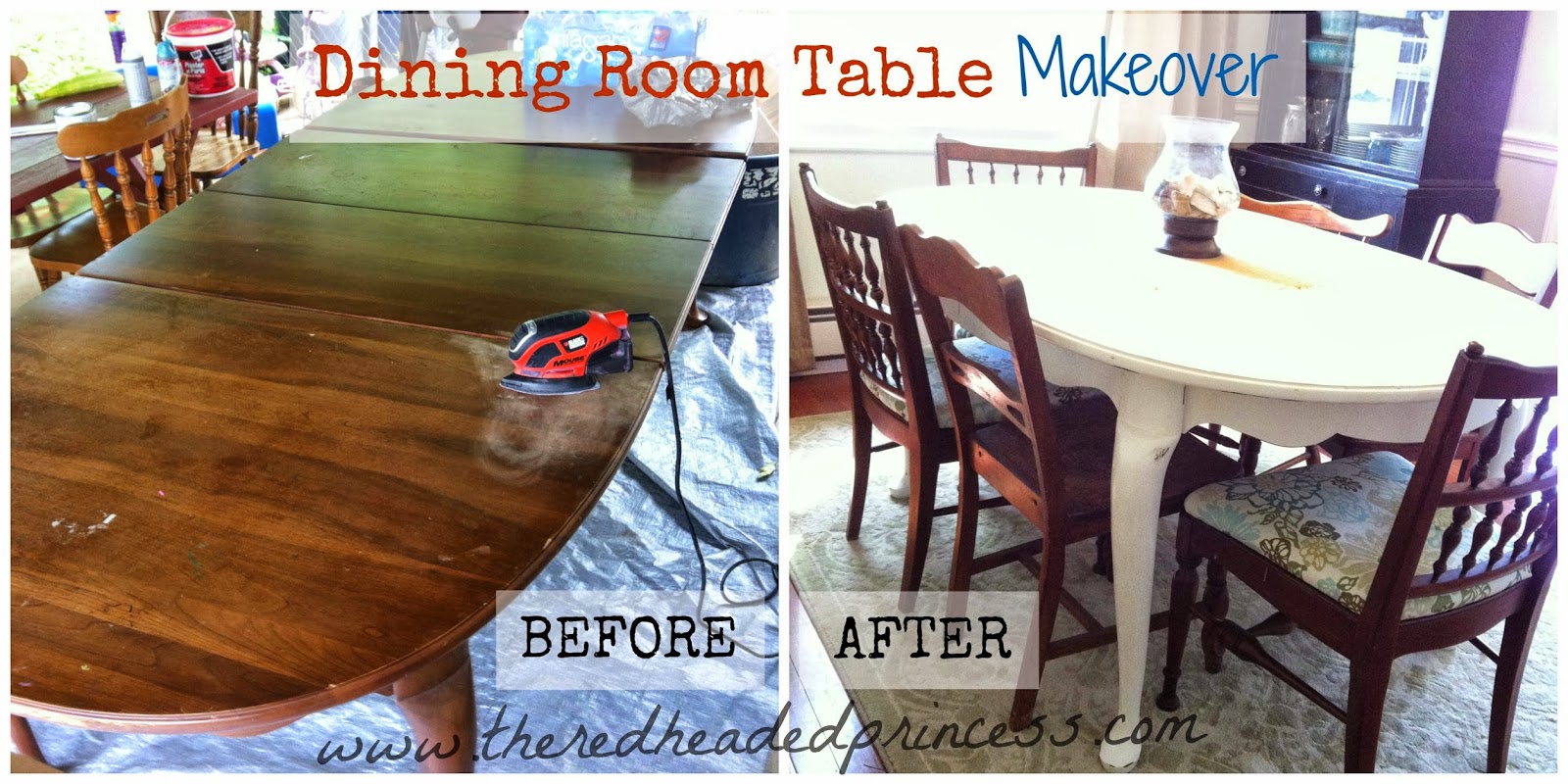 Dining Room Table Makeover