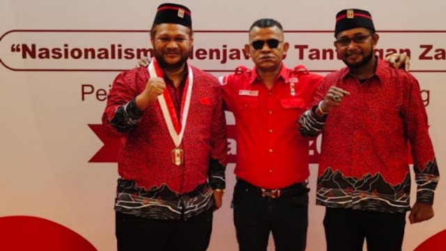 Sejarah Mencatat 2 Anak Asli Papua, Mayor Dan Imbiri Dipercayakan Duduki Jabatan DPP PA GMNI