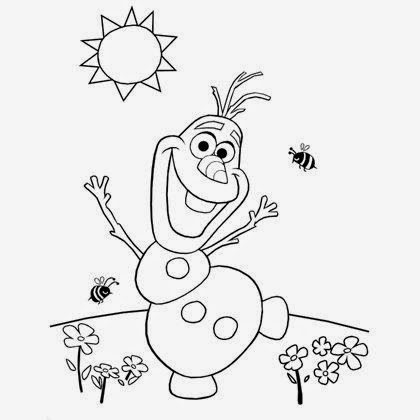 frozen olaf free printable coloring page oh my activities for kids