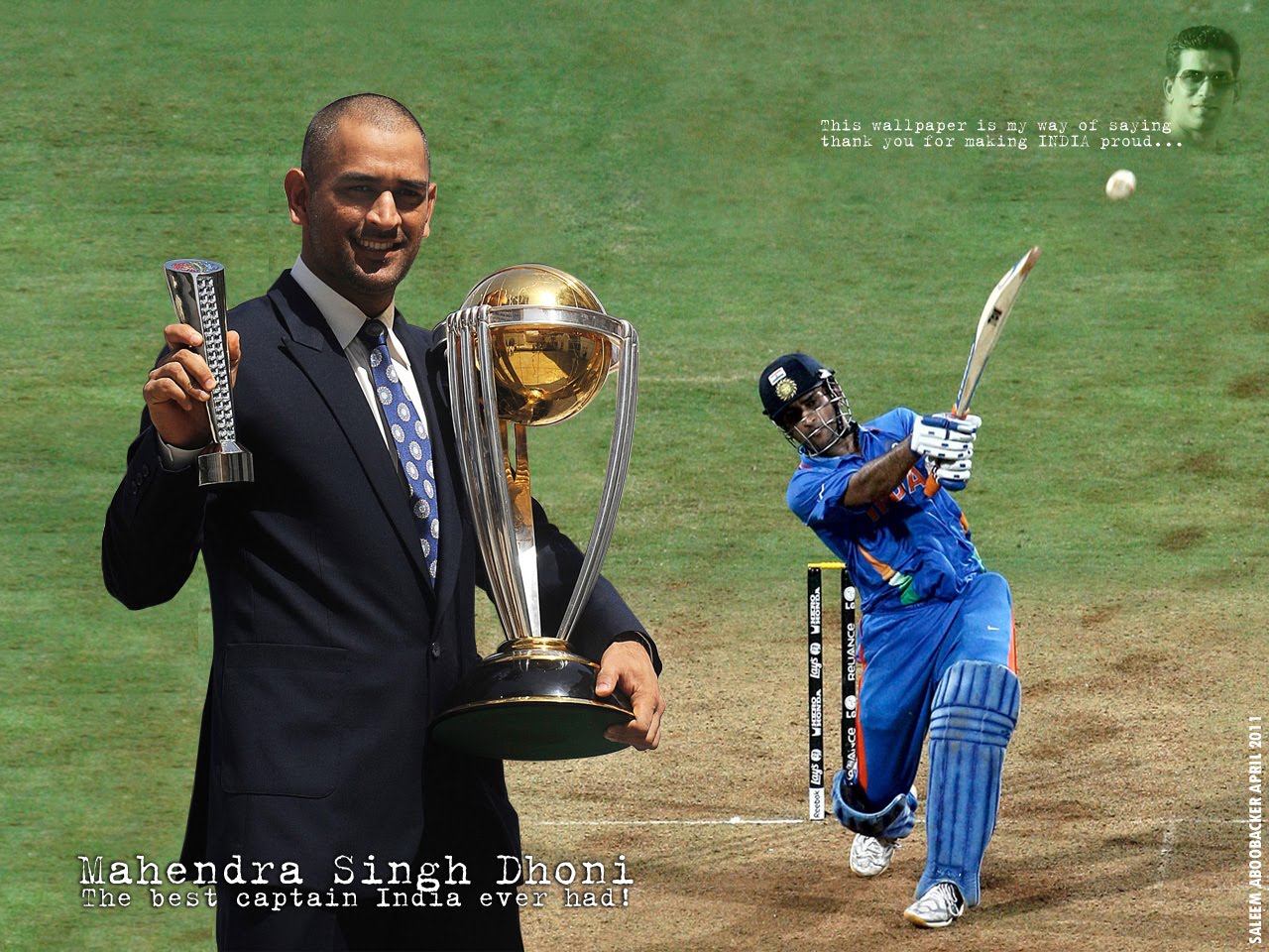 MS Dhoni Wallpapers Pack 3 | Cute Girls Celebrity Wallpaper