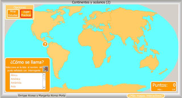 CONTINENTES Y OCEANOS 1