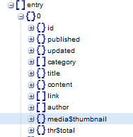 media Thumbnail object 