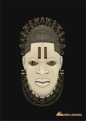 Vector Graphics of Benin Idia Mask By OhepoGraphics 2