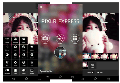 Pixlr Express - Kumpulan Aplikasi Kamera Terbaik Android 2014