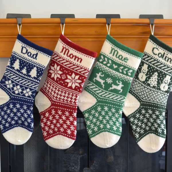 cozy birdhouse | mix-it-up family christmas stockings