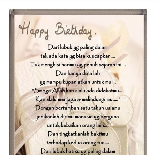 Contoh Surat Ucapan Selamat Ulang Tahun Untuk Sahabat Contoh Surat