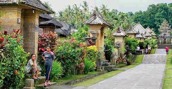 Jalan Utama Di Desa Penglipuran