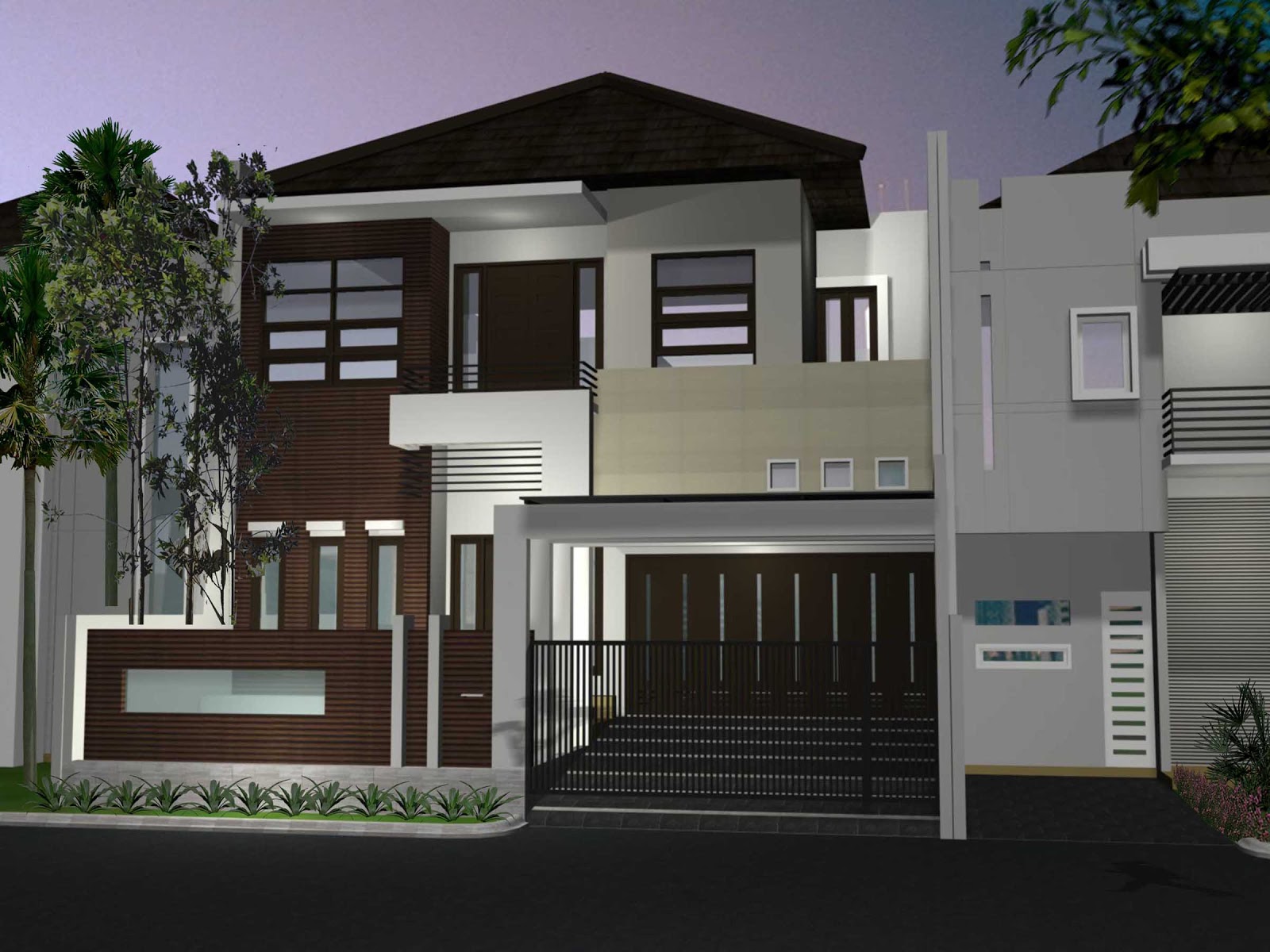 Desain Rumah Modern Minimalis 2 Lantai Kumpulan Terbaru 2017