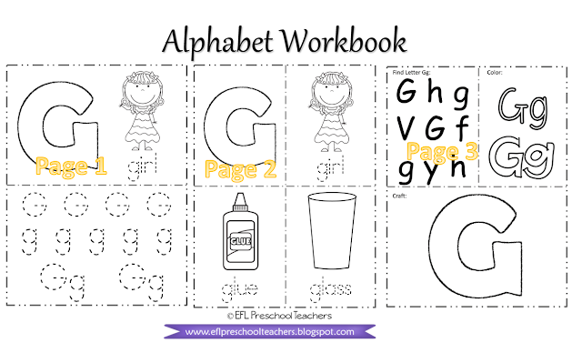 Printable Alphabet Workbook.