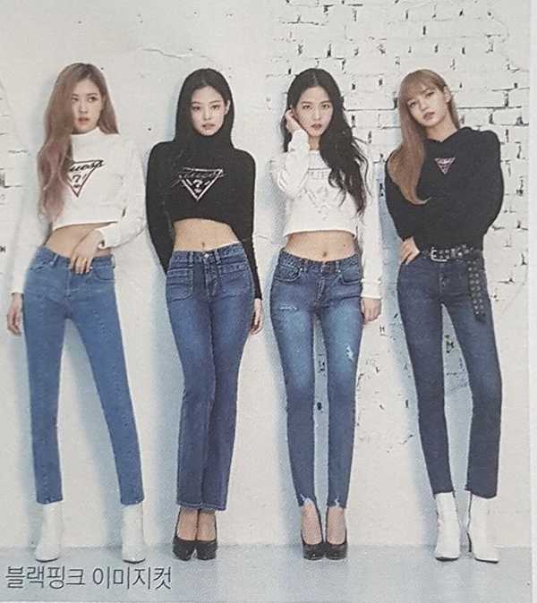 D編集長の裏ブログ ダイエット刺激画像 Black Pinkのguess広告イメージ