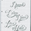 Tattoo Unreadable Fonts : June 2012 - On another hand, the tattoo fonts utilized ought to still be legible.