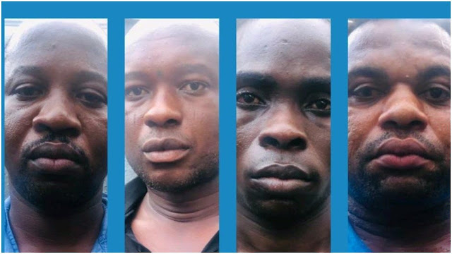 Faces Of Two Soldiers Among The 7-Man Robbery Gang That Attacked Bullion Van in Ebonyi (Photo)