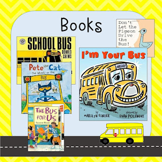 Kindergartners are facing a lot of new situations and experiences when they start school...including the bus. Here are few ideas for back to school.