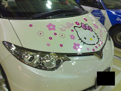 Hello Kitty Car,Kiitty car,Princess kitty car,kitty pink car