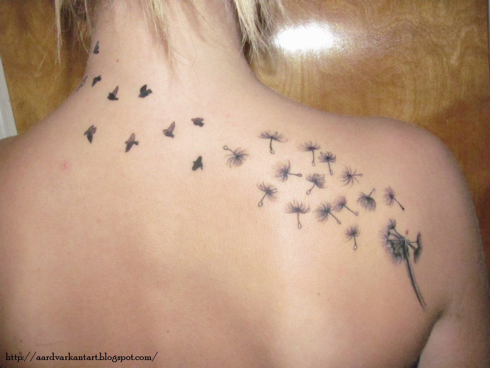 dandelion tattoo dandelion tattoo
