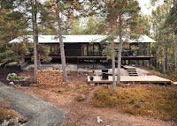 Great Design Summer Vacation House in Forest Gorge of Sweden