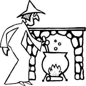 Halloween free printable coloring page