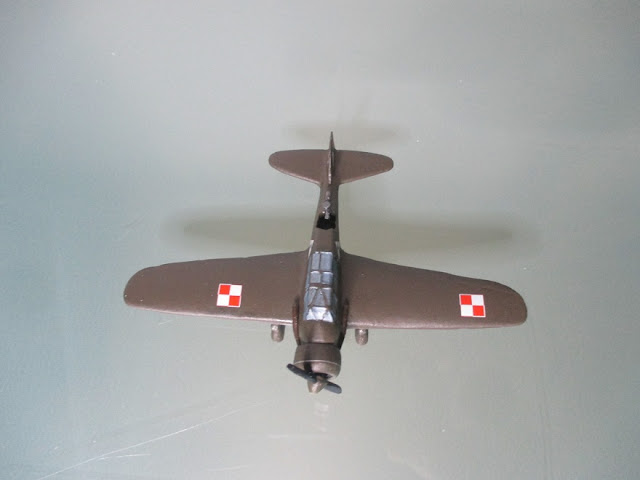 1/144 PZL P.2B diecast metal aircraft miniature