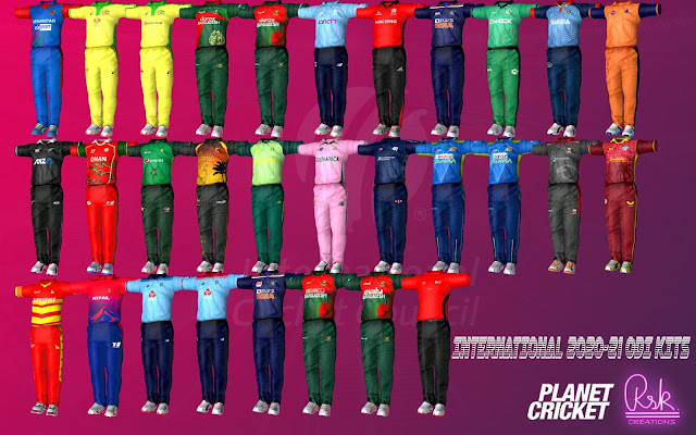 Cricket 2021 HD T20 Kits for EA Cricket 07