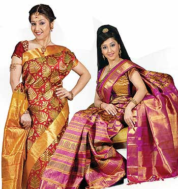 Check out designer kancheepuram sarees with new designs and patterns