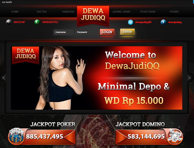 DEWAMENANGQQ | AGEN JUDI POKER ONLINE TERPERCAYA SE-INDO REPUTASI TIDAK DI RAGUKAN