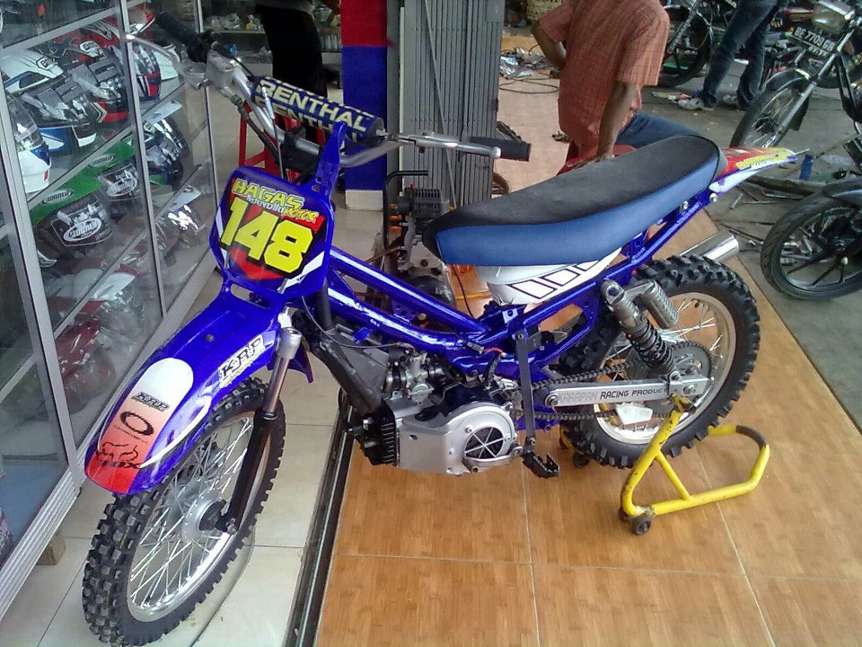 YAMAHA TRAIL FORCE 1 SOLO MODIFICATION