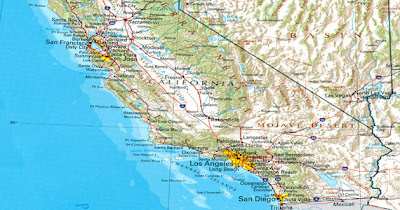 sismos sur de california - mapa
