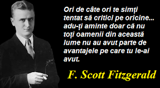 Gândul zilei: 21 decembrie - F. Scott Fitzgerald