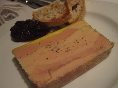 Brasserie Gavroche, foie gras terrine