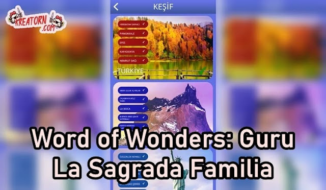 Words of Wonders: Guru La Sagrada Familia Cevapları