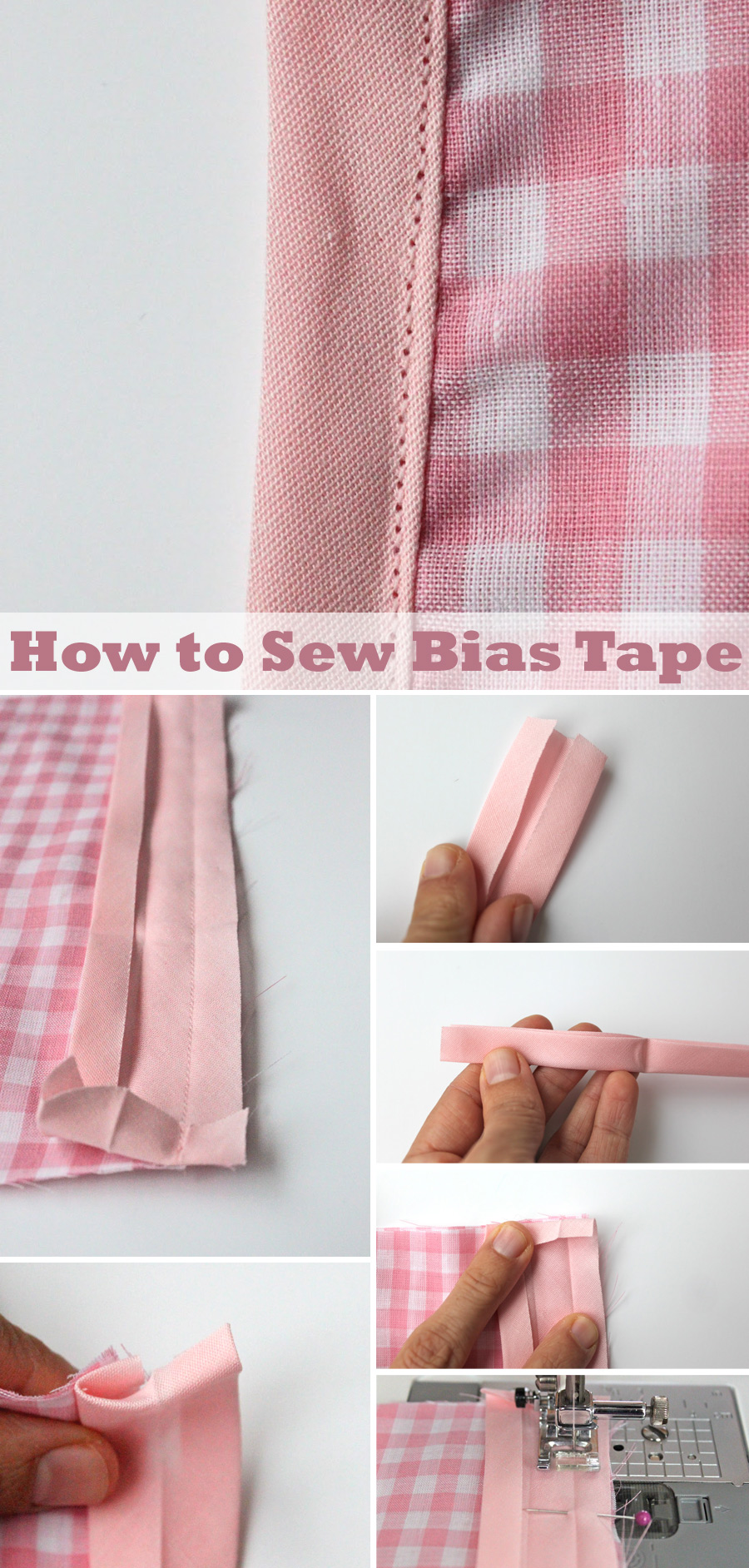 How to Sew Bias Tape - Tutorial