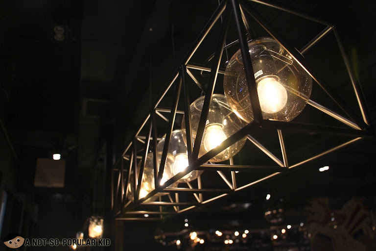 Cozy lights in Sup? Chow restaurant - Makati City
