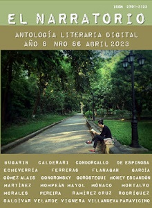 Portada de la revista digital El Narratorio, recopilación de relatos, correspondiente al nº86