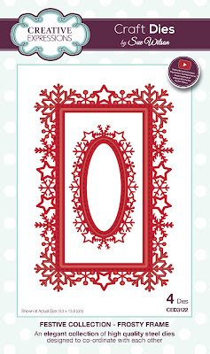 Festive Collection Frosty Frame Dies - CED3122