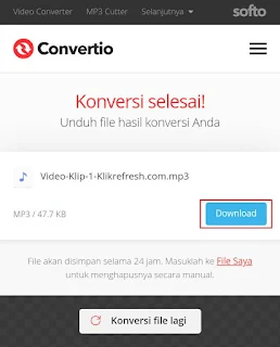 Cara Mengubah Video ke MP3 di Android Tanpa Aplikasi 6