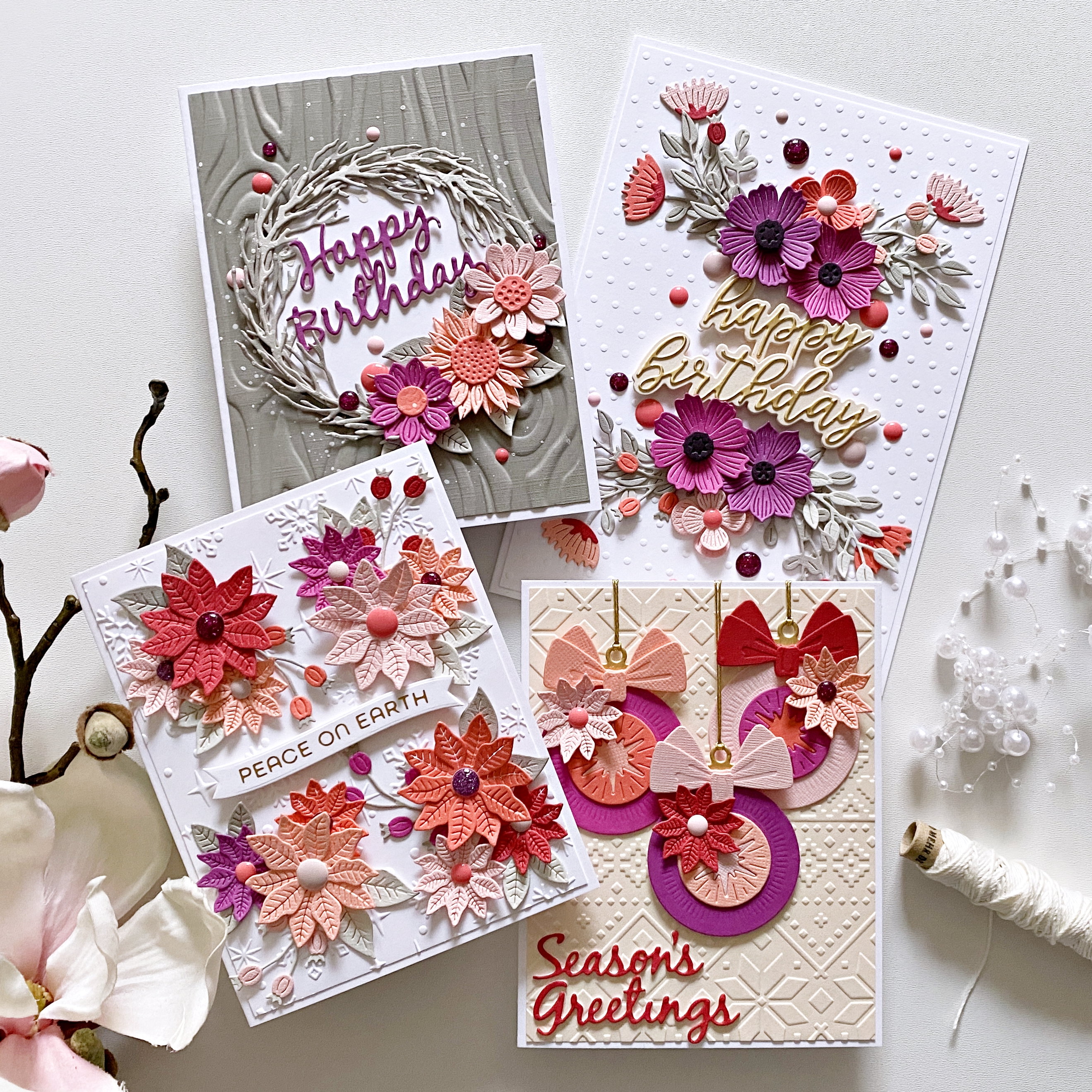 Spellbinders Yana's Blooms - Sandi MacIver - Card making and paper crafting  made easy