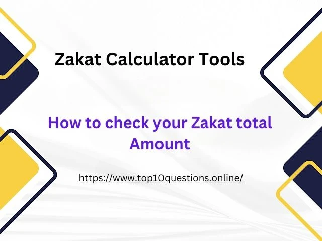 Zakat calculate tools 2024