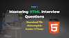 Mastering HTML Tricky Interview Questions - Part 1: Download File, Autocomplete, and header & Footer