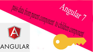 How to pass data from parent component  to children component in angular