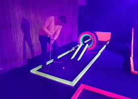 UV Crazy Golf at One Adventure in Droylsden