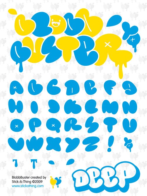 Bubble Letter Fonts 2010 Via Printable Bubble Letters