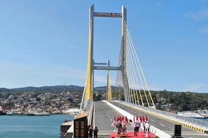 Resmikan Jembatan Teluk Kendari, Presiden: Kendari Makin Menarik Untuk Pengembangan Usaha Baru