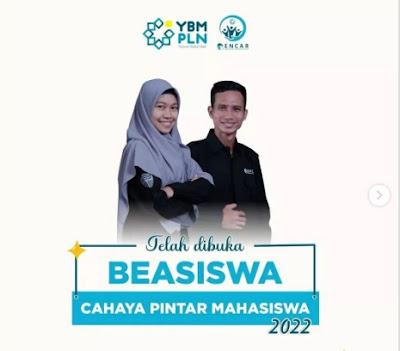 Daftar Beasiswa Cahaya Pintar Mahasiswa Tahun 2022