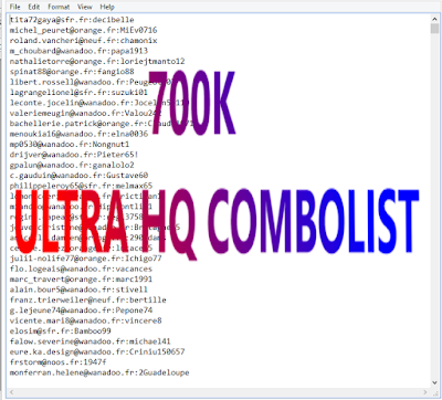 700K ULTRA HQ COMBOLIST [GAMING,SHOPPING,STREAMING,MUSIC,PORN,VPN AND MORE]