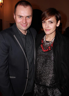 Gabriela Oltean with her current spouse Alex