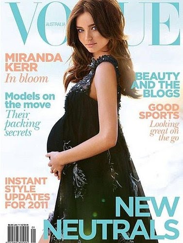 miranda kerr pregnant w magazine. supermodel Miranda Kerr,